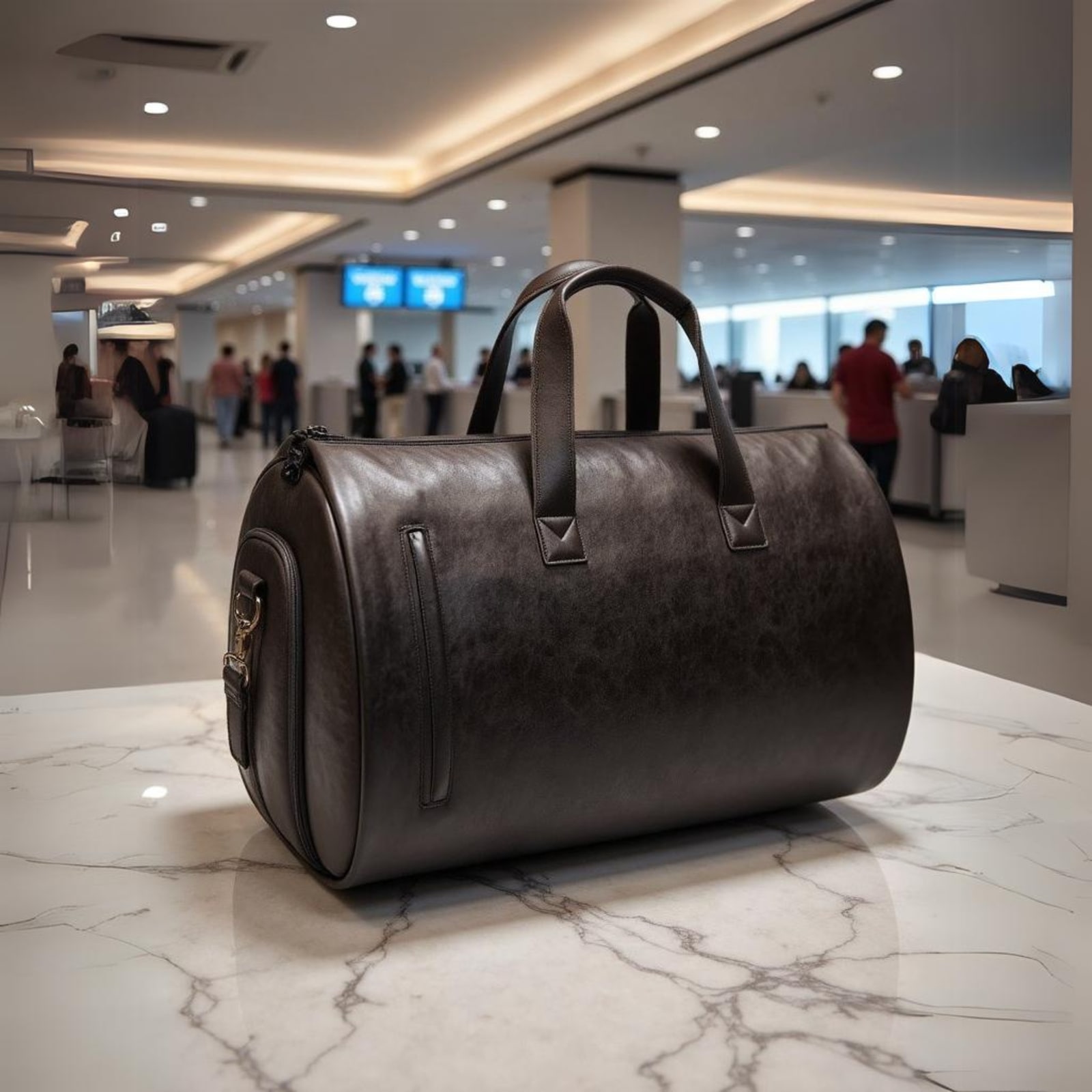 Leather Duffel Bag