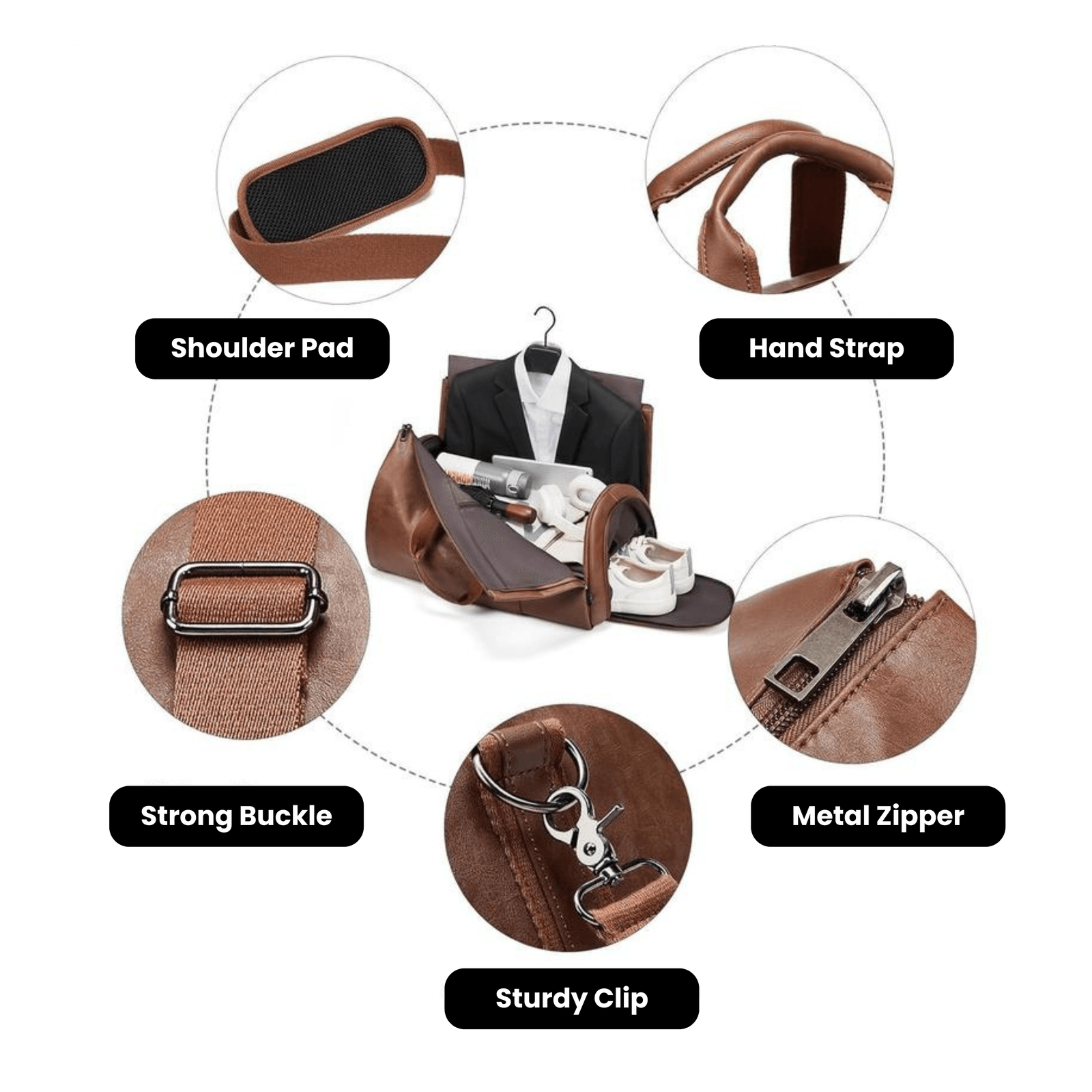 Leather Duffel Bag